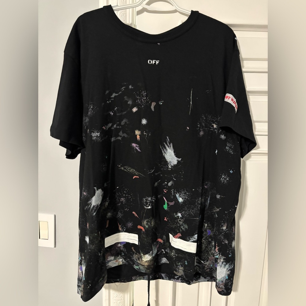 *AUTHENTIC* MENS OFF-WHITE GALAXY TEE